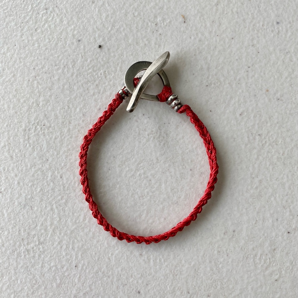 Jill Platner JP Clasp Bracelet Red - Available!